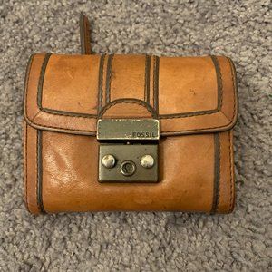 Fossil Brown Leather Wallet